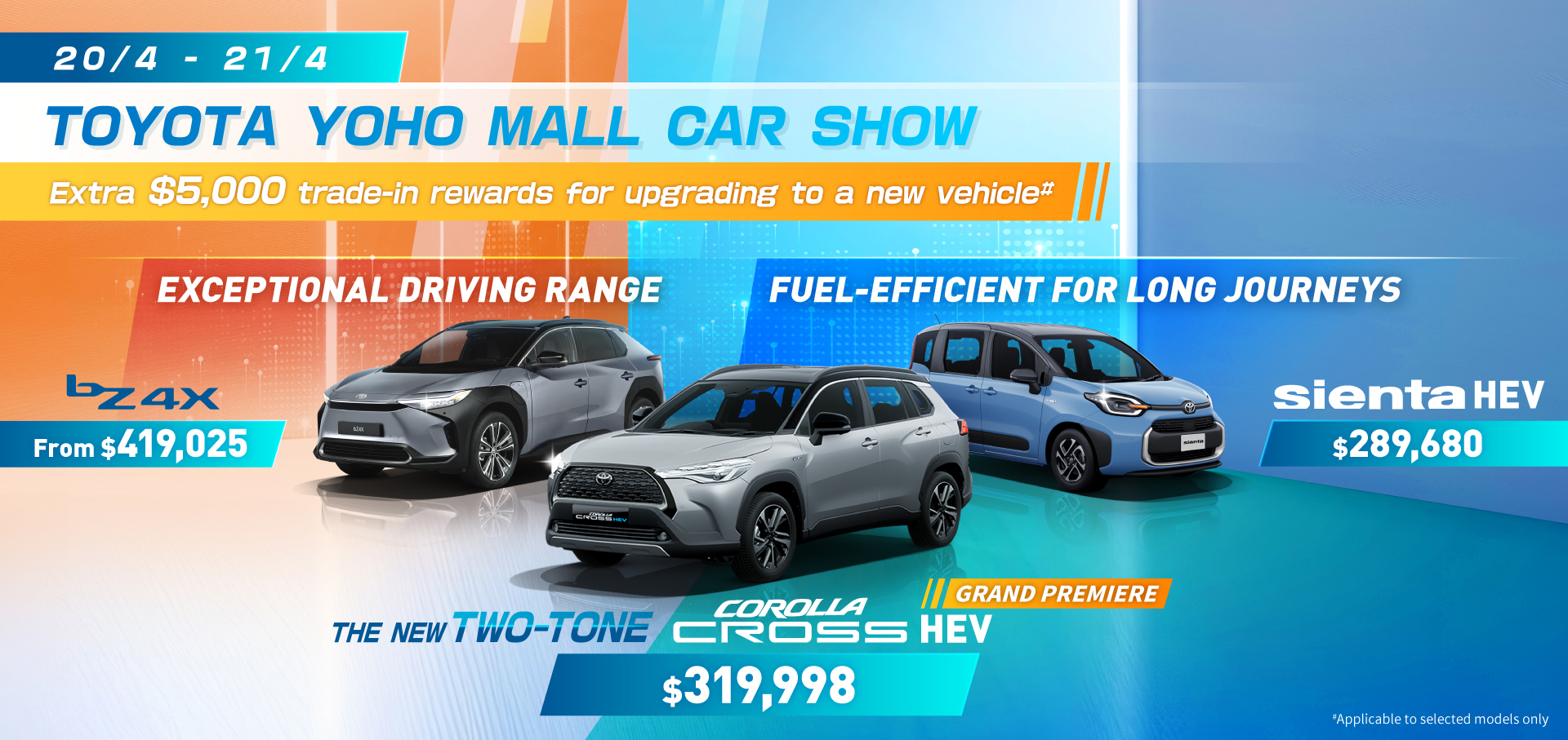 TOYOTA YOHO MALL CAR SHOW THIS WEEKEND🔹MEET THE ALL-NEW TWO-TONE COROLLA CROSS