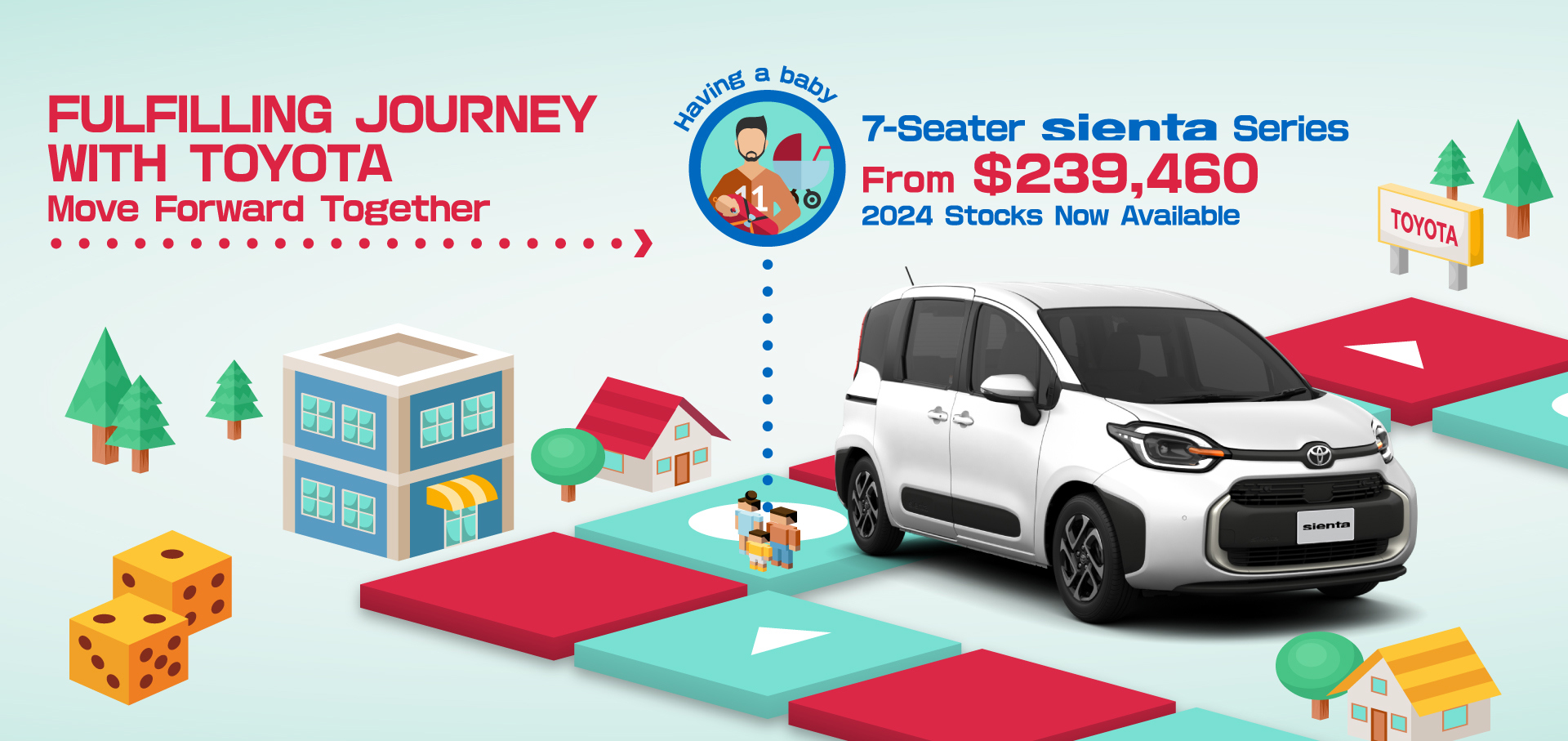 7-Seater SIENTA Series start from $239,460｜2024 Stocks Available